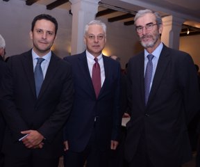 Juan Carlos Mira Vicepresidente Organización Ardila LulleMiguel Fernando Escobar Presidente de Postobon y Jose Antonio de Brigard Presidente RCN