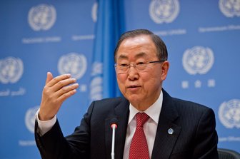 ONU jefe Ban Ki-moon