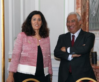 Rosário Marques junto a Antonio Costa, Primer Ministro de Portugal