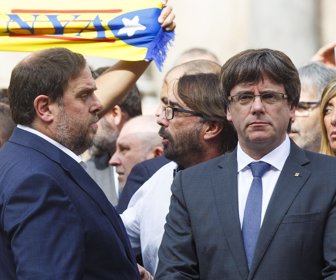 Oriol Junqueras y Carles Puigdemont