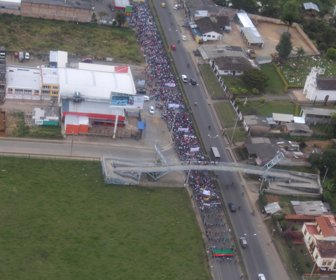 Cierre de la vía Panamericana por Minga Indígena