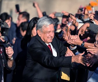 Andres Manuel Lopez Obrador Photographer: Cesar Rodriguez/Bloomberg