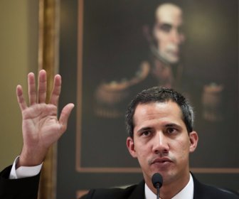Juan Guaidó, recognized by dozens of global capitals as Venezuela’s rightful leader, took part in a meeting with members of the country’s National Assembly in Caracas this week.