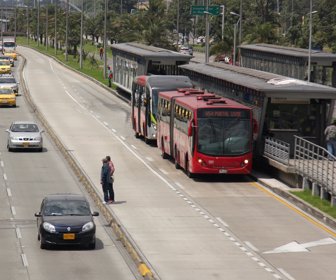 Transmilenio-buses