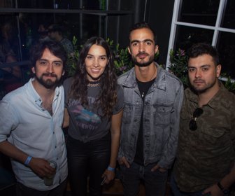 Santiago-Gonzalez-cantante-de-Lazuite-Andrea-Ocampo-diseñadora-Pablo-Gómez-bajista-de-Yatra-y-Simón-Villegas-productor-musical