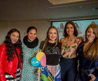 Isabella Danies, Andrea Marín, Mónica Ávila, Johanna Moreno y Camila Galindo