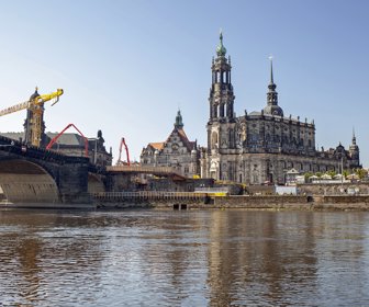 CEMEX Dresden Betonierung Augustusbrücke