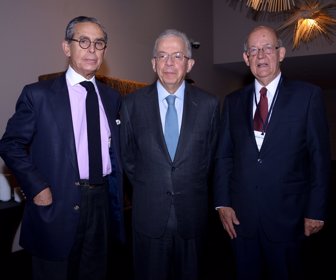 Carlos Caballero Universidad de los Andes, Alejandro Figueroa Banco Bogotá, Roberto Junguito exministro