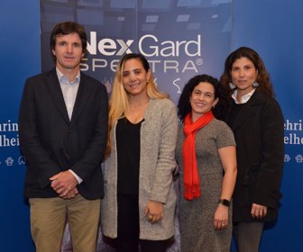 Juan González Victorica, Andrea Alzate, Magnolia Gálvez y Angela Martínez