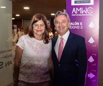 Sofía Ariztizabal y Luis Fernando Botero.