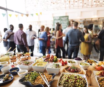 Buffet Dinner Dining Food Celebration Party Concept