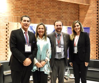 Javier Ortiz, Pdte NEC Colombia_ Adriana Padilla, Dir. Industrias Creativas Cámara Comercio de Bogotá, Pedro Fernández, Vicepdte Innovación e Inteligencia artificial Procolomb