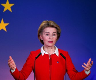 La presidenta de la Comisión Europea, Ursula von der Leyen