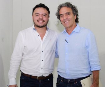 Felipe Harman y Sergio Fajardo