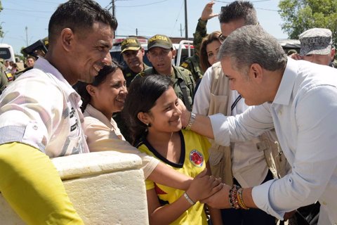 Iván Duque en Tibú