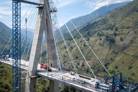 Seguimiento de obra del Puente Hisgaura en San Andrés/Santendér